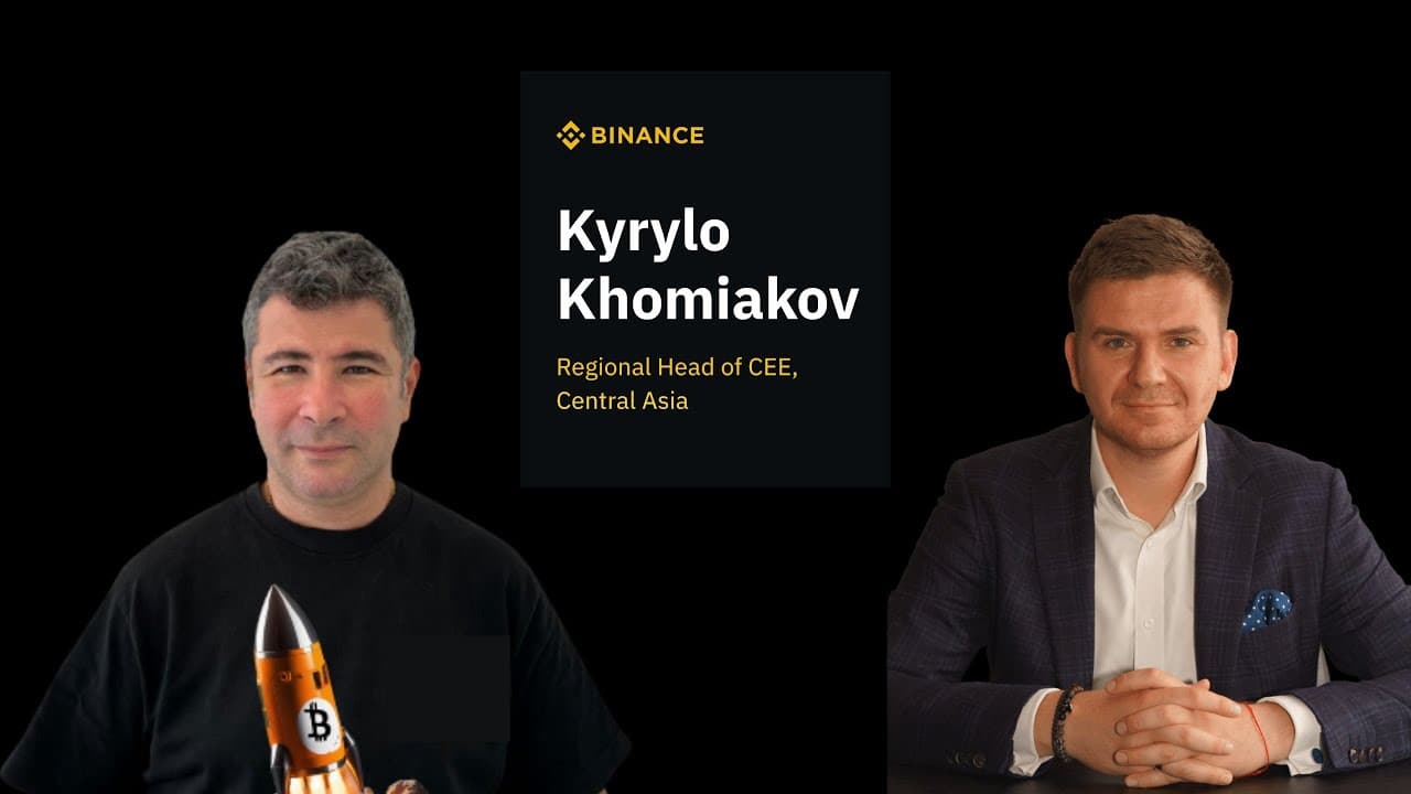 Thumbnail pentru video: Binance's Top Manager Kyrylo Khomiakov (Regional Head CEE) - Interviu Exclusiv