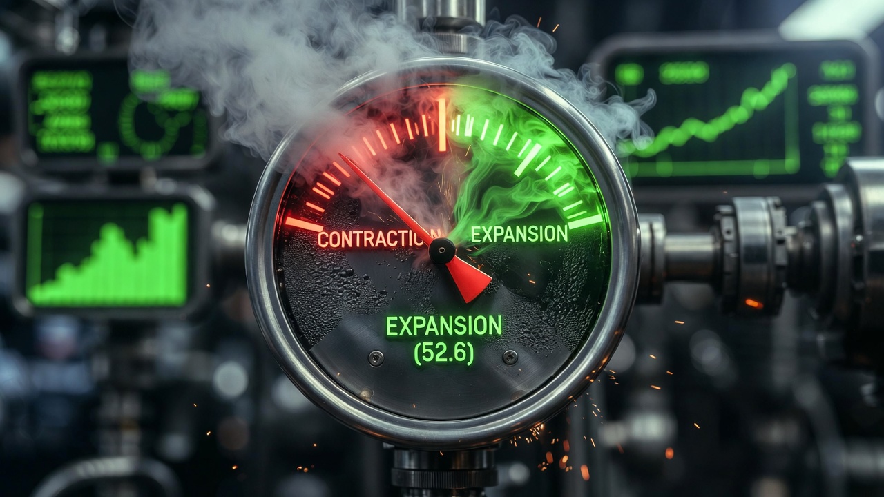 🚀 SEMNALUL MACRO FINAL: MOTORUL ECONOMIEI AMERICANE A REPORNIT (ISM > 52.6). ISTORIC, ASTA ÎNSEAMNĂ CĂ UMEAZĂ FAZA PARABOLICĂ.