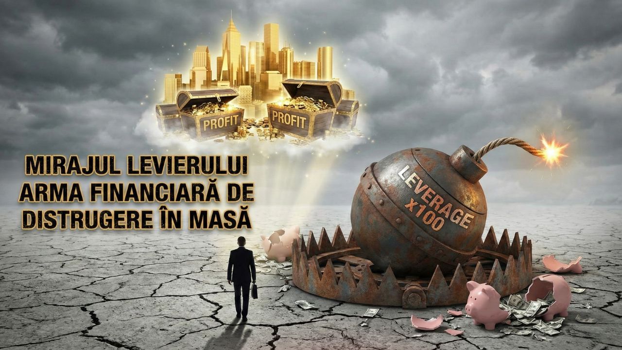 Mirajul Levierului: "Arma Financiară de Distrugere în Masă" care îți poate Zeroiza Contul într-o Secundă. Ghid de Conștientizare.