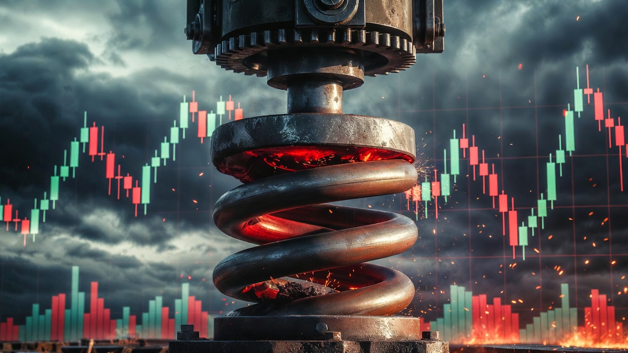 📉 LINIȘTEA DINAINTEA FURTUNII: VOLUMUL INTERN PE BITCOIN A CĂZUT LA MINIMUL DIN 2022. URMEAZĂ VOLATILITATE EXTREMĂ?